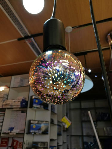 Lâmpada Natal G80 3d Fogos De Artifício Led Bulbo 6w 2700k Luzes Branco Quente 110v/220v