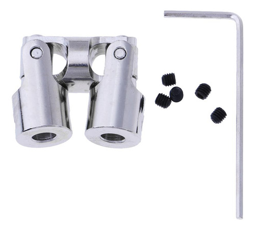 2pc Joint Universal Joint Gimbal Coupling Axle Joint 5-5mm