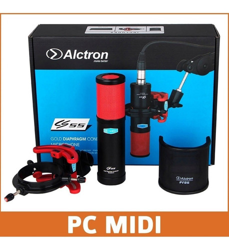 Imagen 5 de 6 de Micrófono Condensador Alctron Cs55 Cardioide No Usb Samson