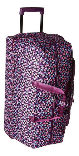 Vera Bradley Lighten Up - Maleta Grande Con Ruedas P