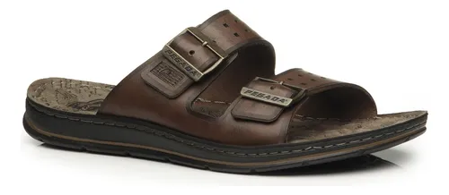 Ojotas Sandalias Cuero Hombre 132851 01 Pegada Luminares