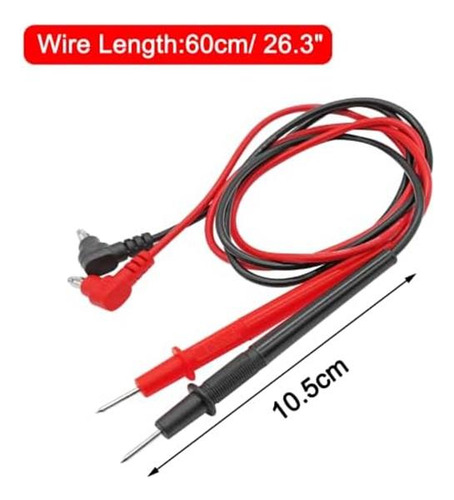 Waziaqoc 2 Par Cable De Plomo De La Sonda Multímetro De De Y