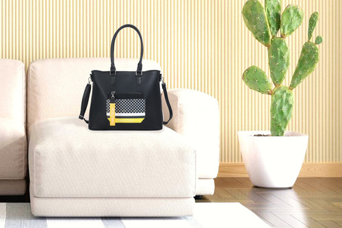 Bolsa Tote Nautica A12492 Color Negro