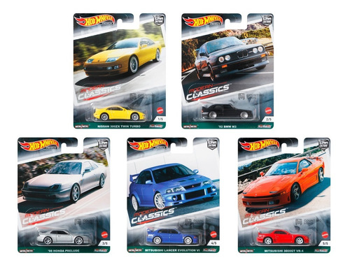 Imagem 1 de 6 de Set 5 Miniaturas Hot Wheels Premium - Modern Classics