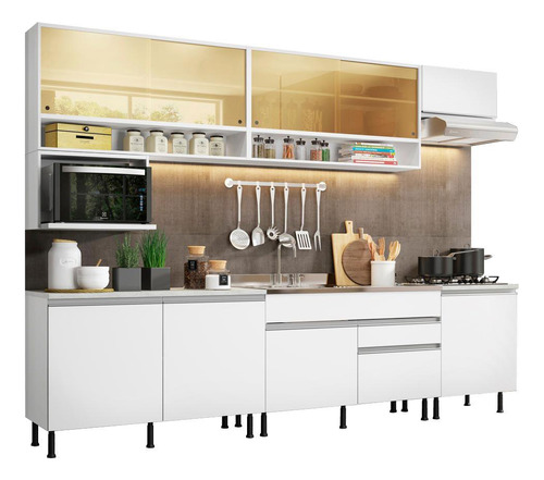 Mueble De Cocina Integral 300 Cm Verona Madesa 01sr