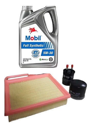 Kit Aceite Aveo 2019-2022 Mobil5w30 Sint C/f Aire,aceite,gas