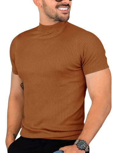 Camiseta Básica De Manga Corta Para Hombre, Estilo Casual,.