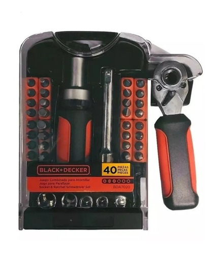 Kit Criques + Puntas +tubos Black Decker Bda7020 