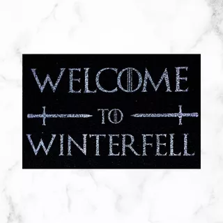 Felpudo Alfombra Game Of Thrones Got Winterfell Pvc 60x40 Cm