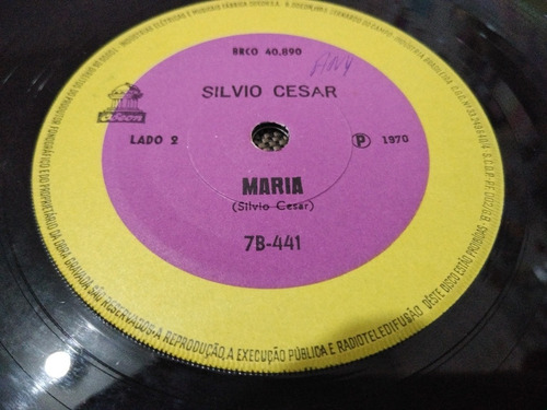Lp Compacto Silvio Cesar 1970 Odeon - A Minha Prece De Amor (Usado)