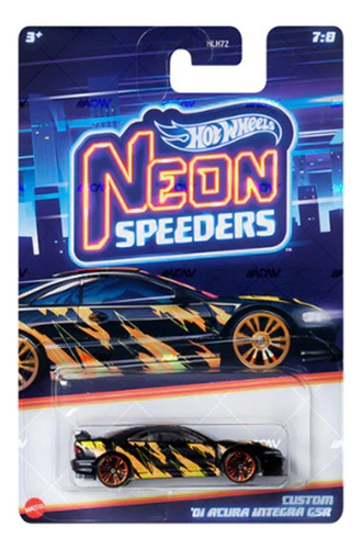 Hot Wheels Neon Speeders Acura 01 Integra Gsr Pieza 7/8