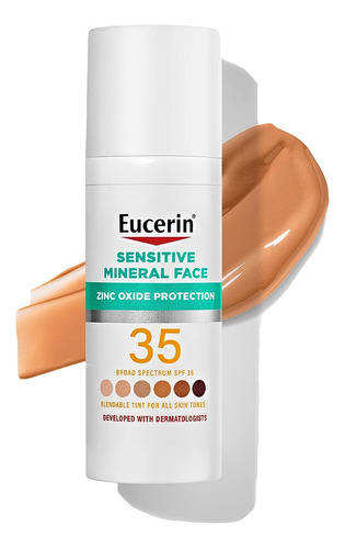 Eucerin Sun Tinted Mineral Protector Solar Facial Spf35 50ml
