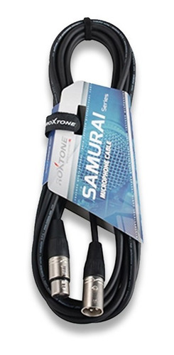 Imagen 2 de 4 de Cable De Microfono Roxtone De 6 Metros
