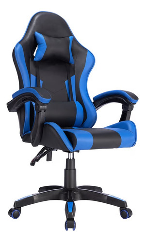 Silla Gamer Infinity Escritorio Pc Sillon Azul