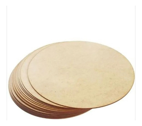 Base Circular 5cm Circulo Mdf Bricolaje Maqueta 100pz