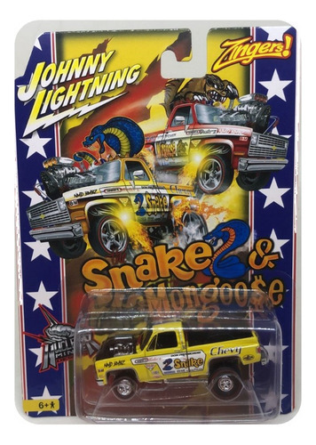 Johnny Lightning Weekend Of Wheels 1981 Che Snake & Mongoose Color Amarilo