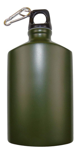 Cantimplora De Aluminio Plana Militar Viajes, Camping, ...