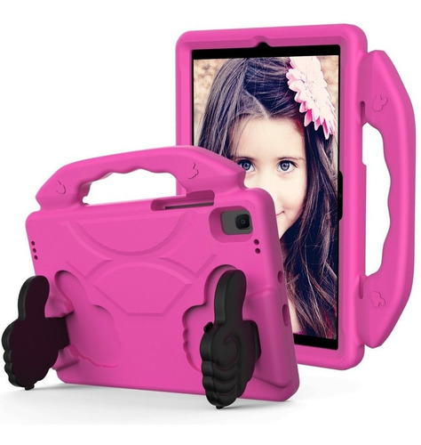 Funda + Mica De Goma Rudo Para Galaxy Tab A8 10.5 Sm-x200