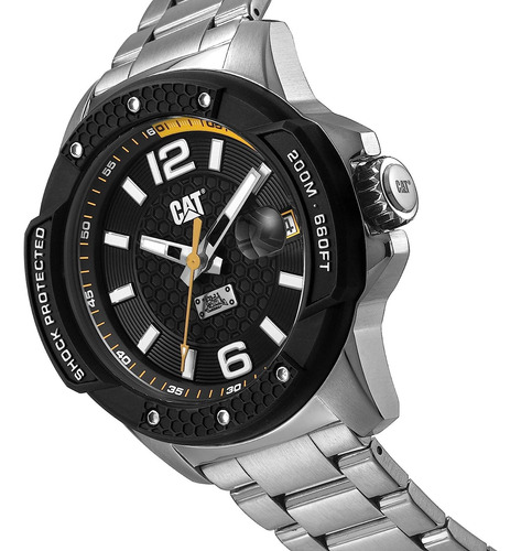 Reloj Pulsera Cat Sj.141.11.131 Del Dial Negro