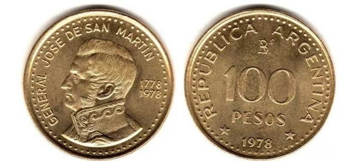 Argentina Moneda 100 Pesos 1978