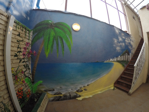 Mural Graffiti Paisajes Abstractos Realistas Perspectivas 3d