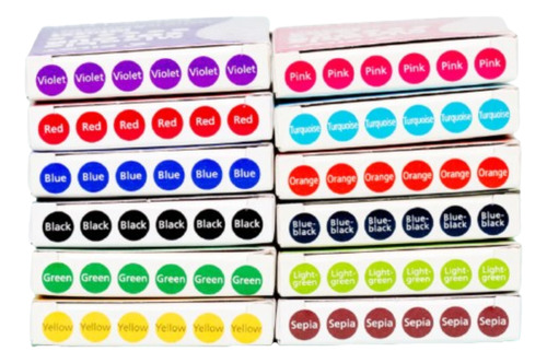 Cartucho Pilot Parallel Pen X 6 Mixable Color A Eleccion