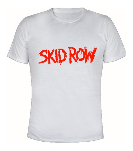 Remera Niño Algodón Skid Row Hard Rock Heavy Metal 