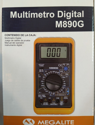 Multimetro Digital M890g Megalite