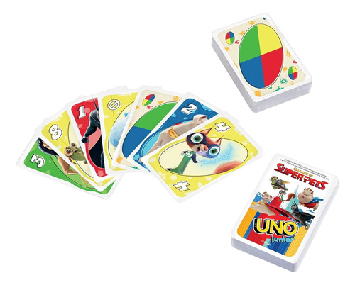 Uno Junior Dc League Of Superpets - Juego De Cartas Para Niñ