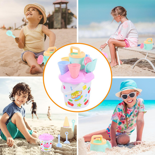 Juego De 8 Cubos De Arena Para Niños, Interesantes Cubos De