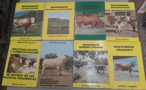 Lote De Libros De Razas Bovinas