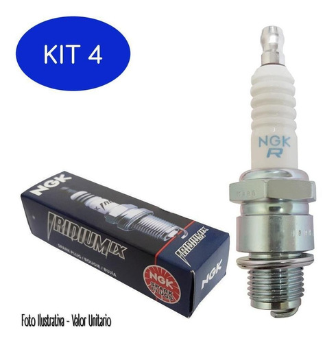 Kit 4 Vela De Ignição Ngk Iridium Tr5ix