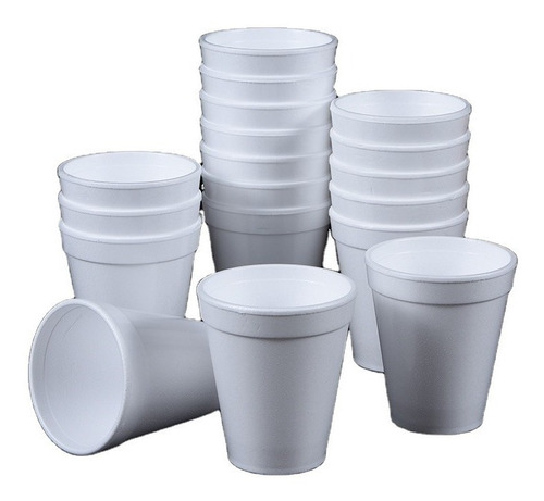 Vaso Plumavit Desechable Termico 8oz  240ml X 25 Unidades