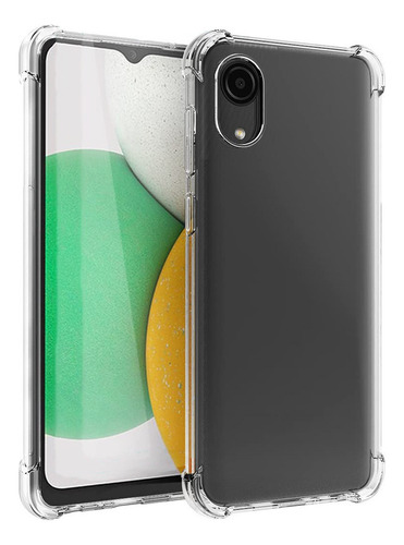 Capinha Capa Anti Queda P/ Galaxy A03 Core + Pelicula Vidro