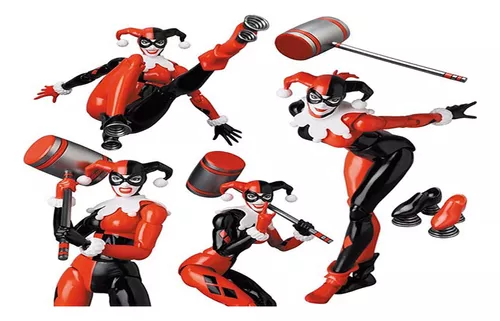 Action Figure Harley Quinn Mafex Hush Boneca Arlequina Dc