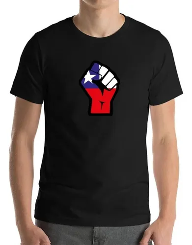 comprar Polera Puño Chileno Guerrero Fiestas Patrias Bandera Hombre