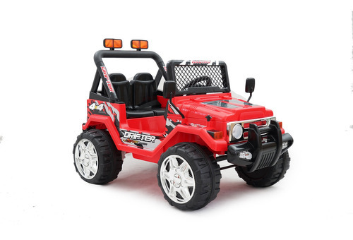 Carrinho Infantil Motorizado Elétrico Brinquedo Jeep Mini Cor Vermelho
