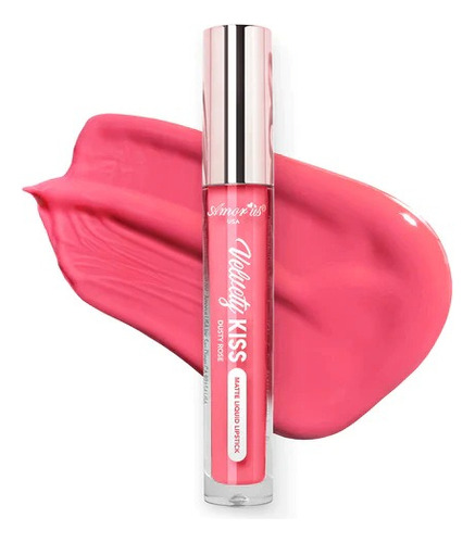 Labial Amor Us Velvety Kiss Color Dusty Rose