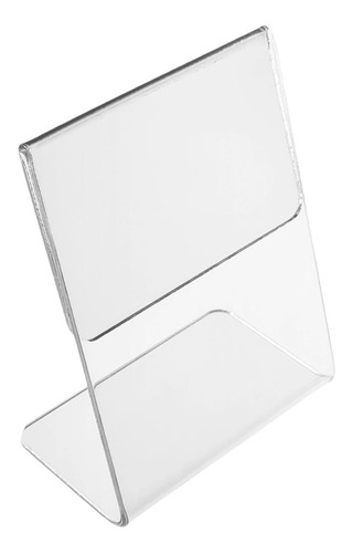 Imagen 1 de 10 de Porta Precios Nombre Acrílico Menú Mesa Escritorio 7x9 X1u