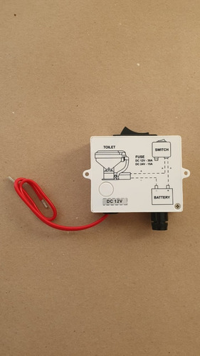 Botão Interruptor Vaso Sanitário Elétrico Náutico Tmc Barco