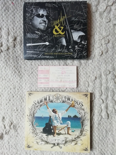 Sammy Hagar Cds + Boleto De Concierto 1982 (Usado)