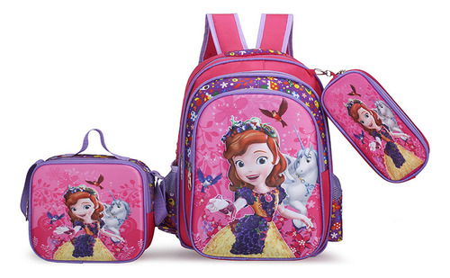Set De Bandolera Disney Princess School Bag De 3 Piezas