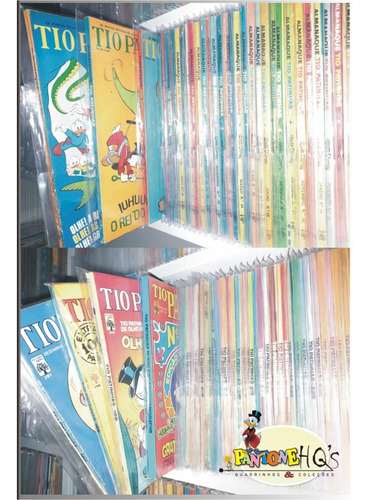 Coleção Completa Tio Patinhas - 1 Ao 637 / Incluindo A Nº 9 Crianças / Excelente Estado / 1963 / Com A Maioria Dos Brindes Intactos / + Coleções Almanaque-especial-comemorativas / Oportunidade Única (Usado)