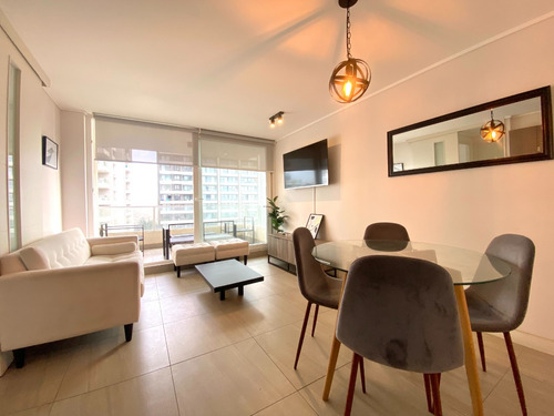 Arriendo Amoblado Depto Costa De Montemar 2d-1b/ Concón