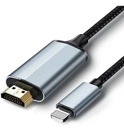 Adaptador A Hdmi Cable Hdmi Para iPhone A Tv Compatible Con
