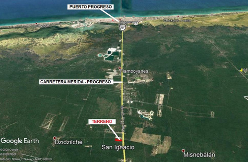 Terreno 4.43 Ha Carretera Merida-progreso
