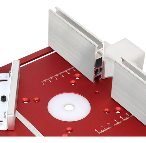 Placa De Inserção De Mesa De Roteador, Mesa De Vermelho