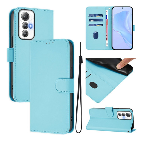 Funda De Poliuretano De Color Liso Para Cubot Max 5