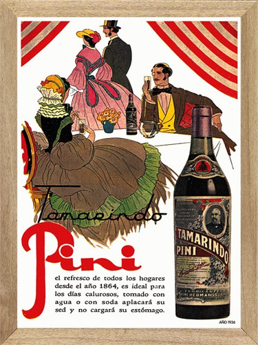 Pini  , Cuadro, Poster, Bebida, Publicidad,   L521