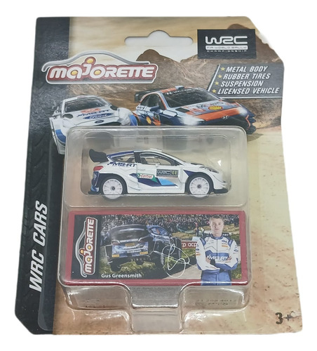 Ford Fiesta Wrc 2018 Majorette Coleccion Wrc Cars Blanco